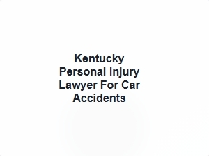 Kentucky Car Accident Legal Help